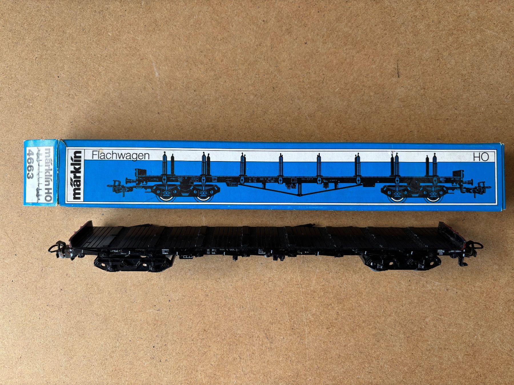 Märklin Modellini di ferrovie: Marklin 4663 Flachwagen – Nuovo (secondo la descrizione) da Hauterive NE venduto da eriamch