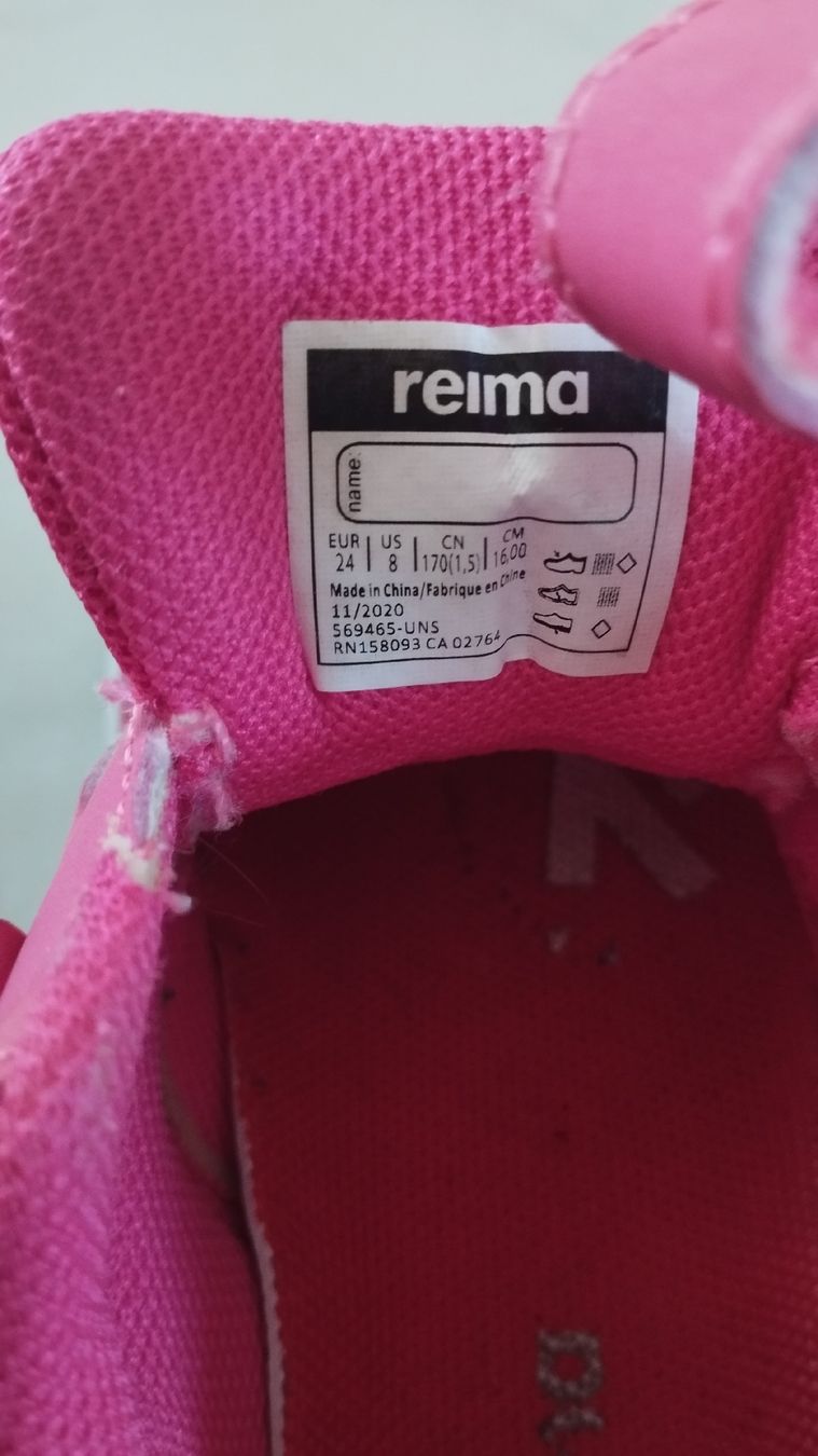 Reima Schuhe für Mädchen: Reima Sneaker Ekana Gr. 24, rosa, Mädchen – Gebraucht aus Wangs von Gabrill 3