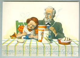 1934 Schweiz AK Lebenmitttelwerbung
