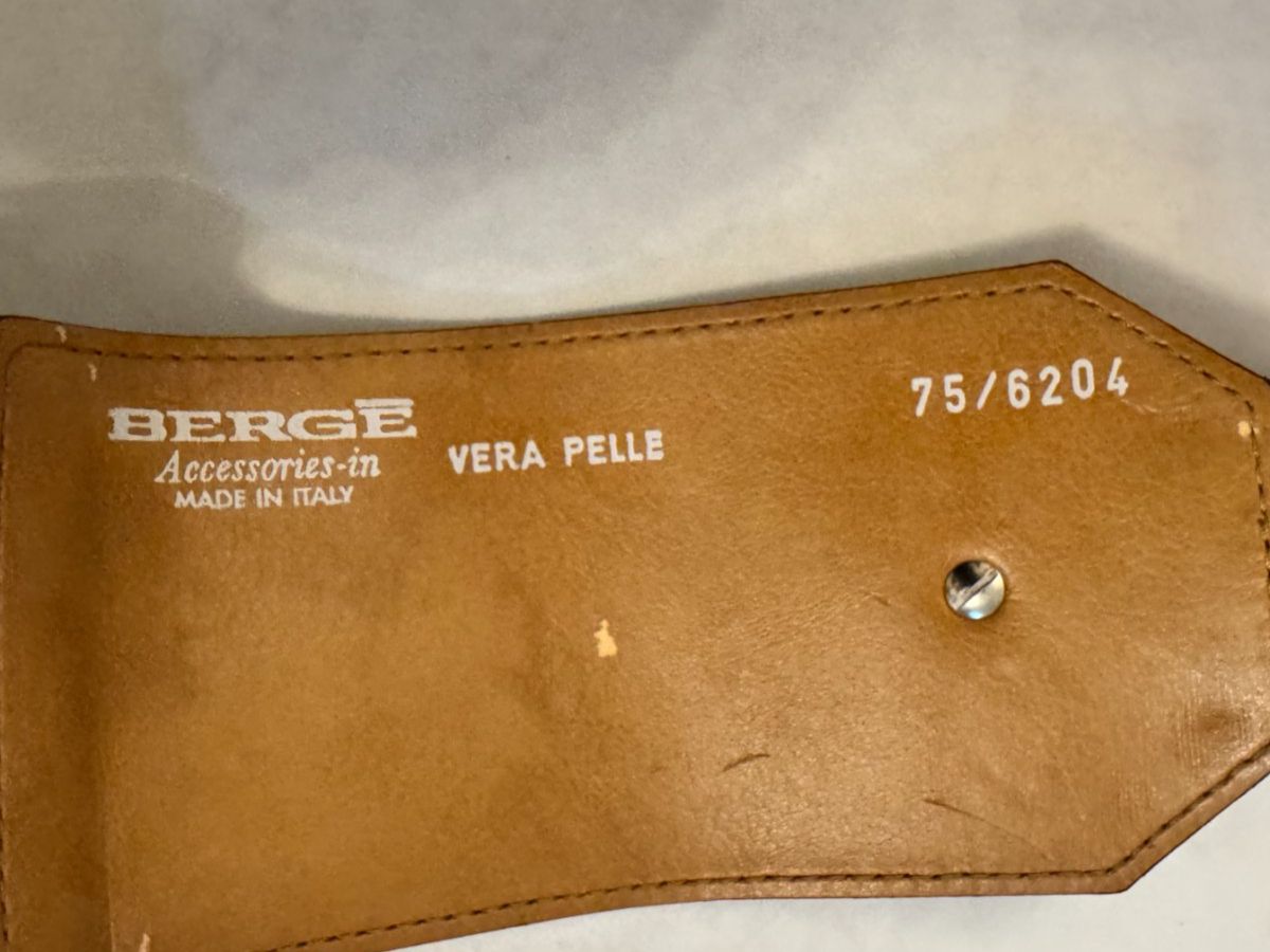 Cinture: NEU: BERGE Guertel Gr. 75 - schwarz – Nuovo e nell'imballaggio originale da Bad Ragaz venduto da kpo_b7ph 7