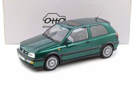 VW Golf III 3 VR6 Carat Dragon green 1992 1/12 Otto NEU ltd