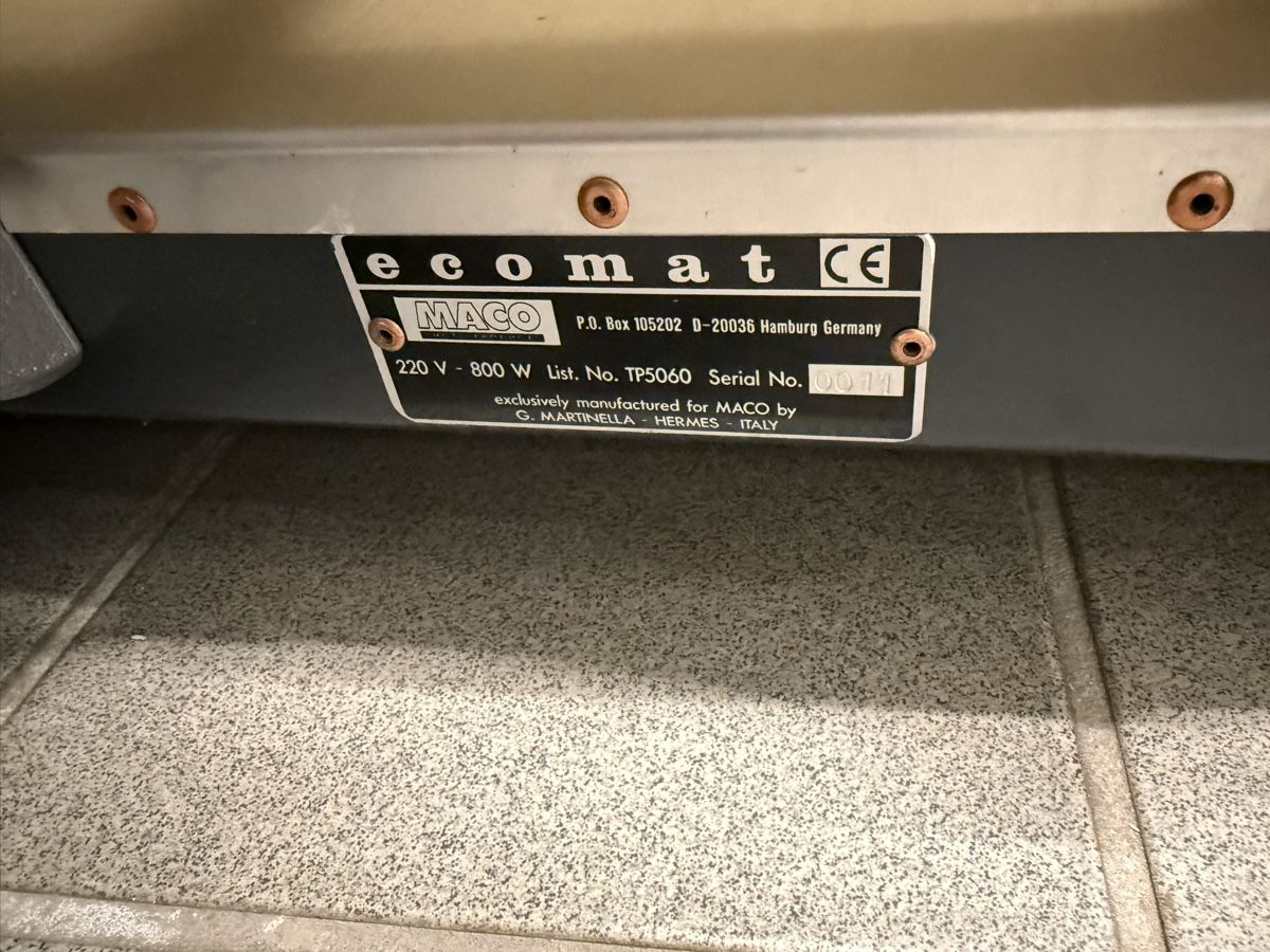 Tutte le macchine: Ecomat Presse – Usato da Zürich venduto da Beachcruiser83 1