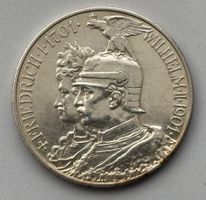 TOP erhaltene Münze Preussen 1901 Wilhelm II. Silber