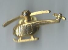 Placchette & Badge: Goldener Helikopter Pin – Usato da Zürich venduto da t24_de