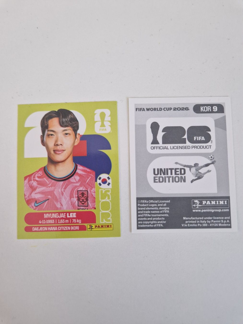 Panini Sammelbilder & Trading cards: Panini Sticker KOR9 – Neu (gemäss Beschreibung) aus Stüsslingen von white_angel86