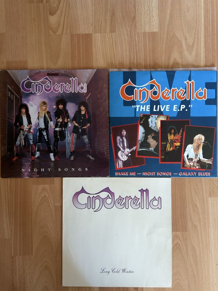 Dischi in vinile: Cinderella 3x LP Vinyl Bundle Original Press – Usato da Muttenz venduto da Petar777