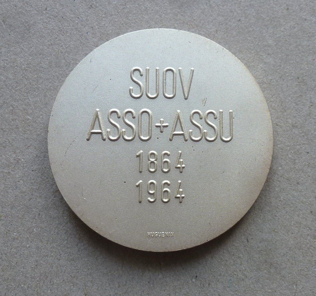 Medaglie: Medaille ++ SUOV+ASSO+ASSU 1864-1964 – Usato da Walkringen venduto da Casablanca777 1