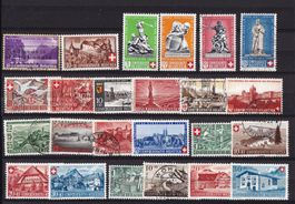 Pro Patria Briefmarken Lot ab 1938