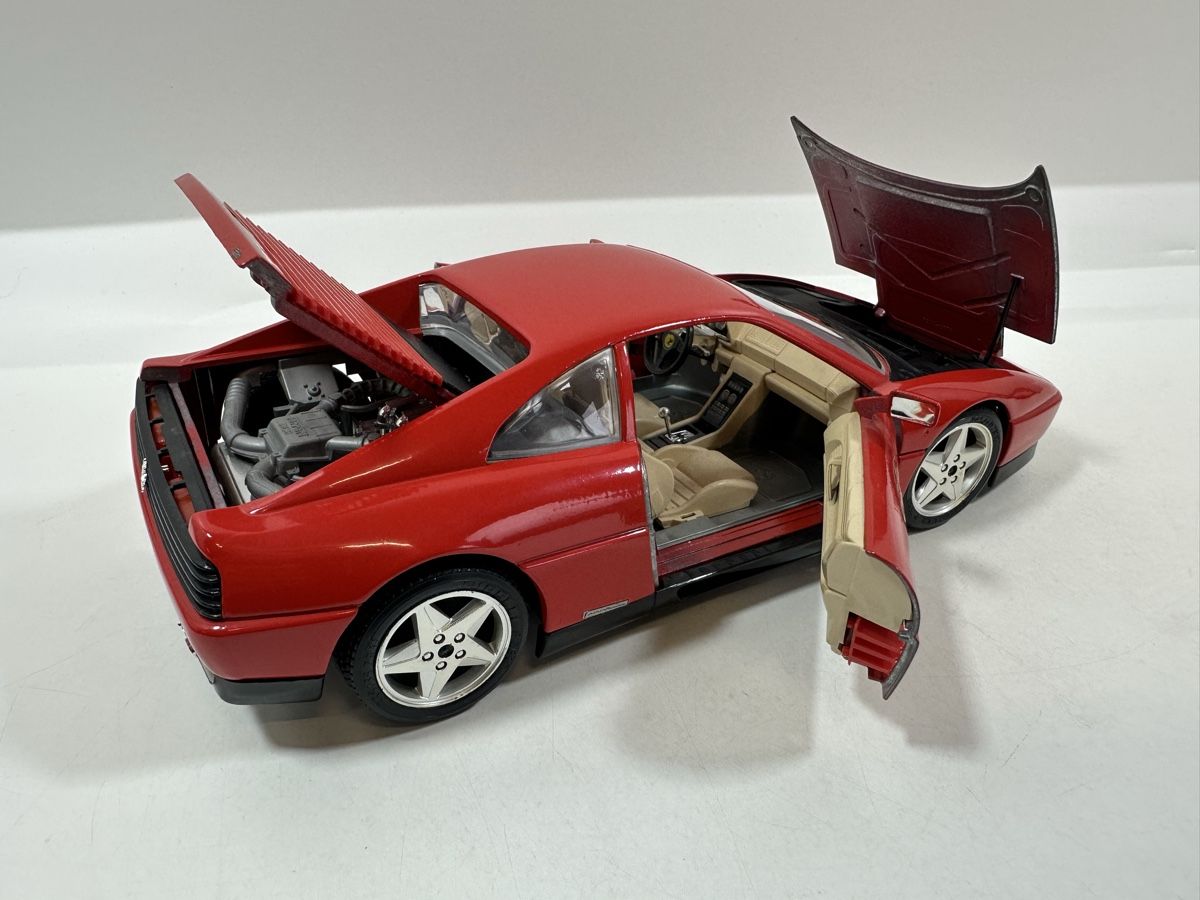 Bburago Modellini d'auto: Ferrari 348 tb 1:18, rot, BBURAGO – Usato da Zofingen venduto da rf9_x2xt 6
