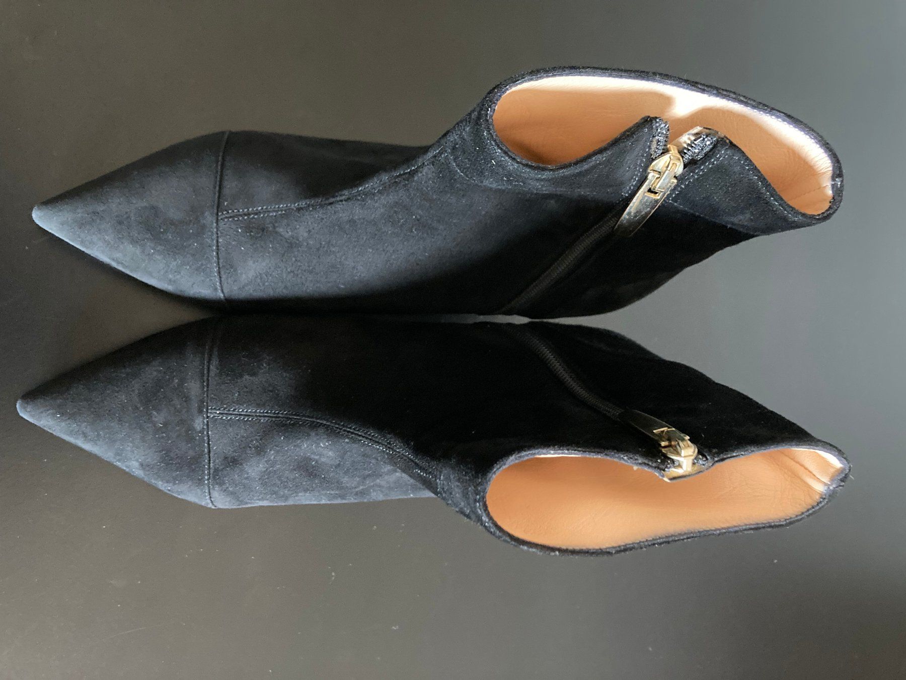 Scarpe da donna: Schwarze Stifeletten, wildleder Gr.37 – Usato da Zürich venduto da Musch77 1