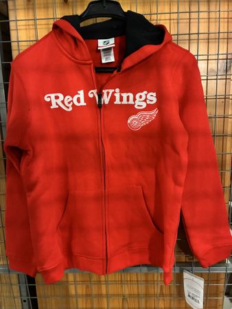 Roter Red Wings Hoodie, Gr. L (14/16) - Neu mit Etikett!