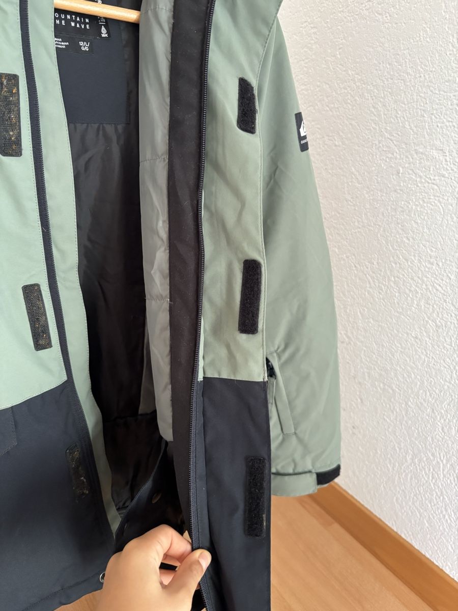 Quiksilver Giacche & Cappotti: Ski jacket Quiksilver green and black  – Usato da Bern venduto da wisemagpie 9