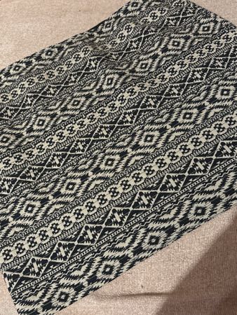 Jupe Miss Liberto noir blanc motif ethnique taille XL