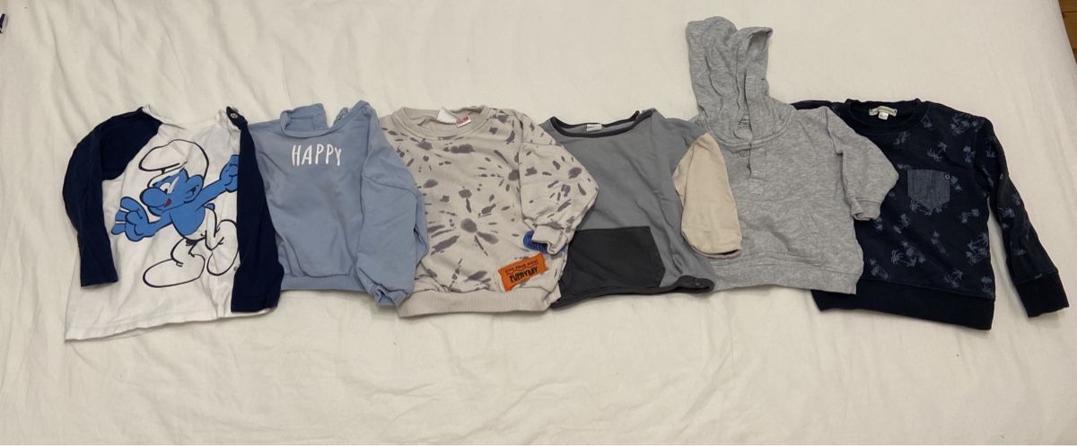 Lotti & Set di vestiti: 6 coole Pullover 74/80 – Usato da Zürich venduto da Riiinchen