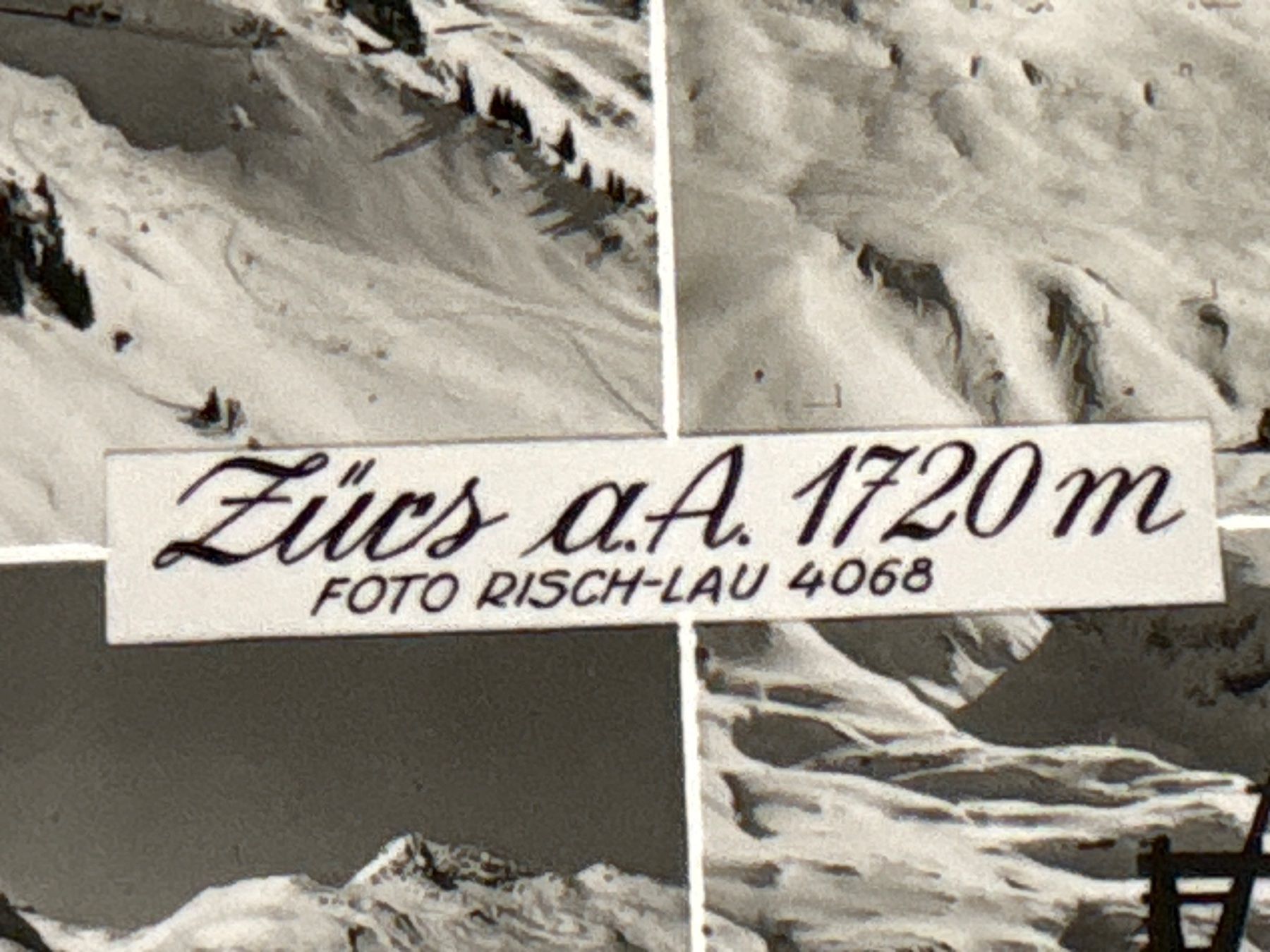 Cartoline postali: Zürs am Arlberg, alte Ansichtskarte, Winterlandschaft – Usato da Ibach venduto da lisch3 1