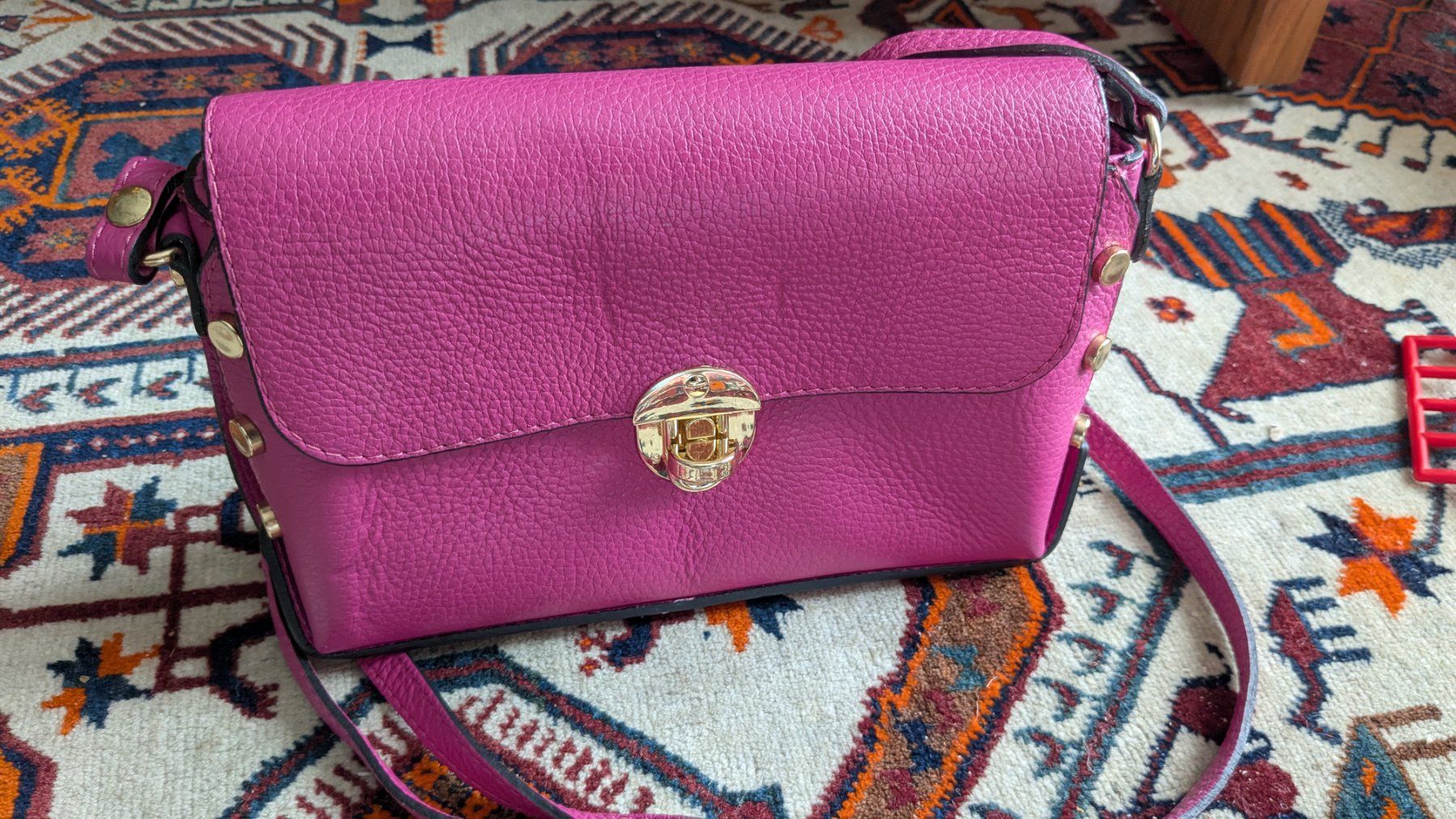 Taschen für Damen: Ledertasche in Pink – Gebraucht aus Heerbrugg von Bkoeppel90 2