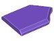 Lego Dark Purple Tile, Modified 2 x 3 Pentagonal 4 Stück