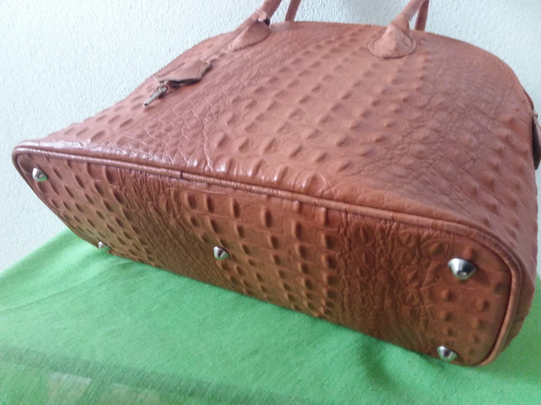 Borse da donna: Kroko Handtasche, hellbraun – Usato da Uitikon Waldegg venduto da Risibisi7 3