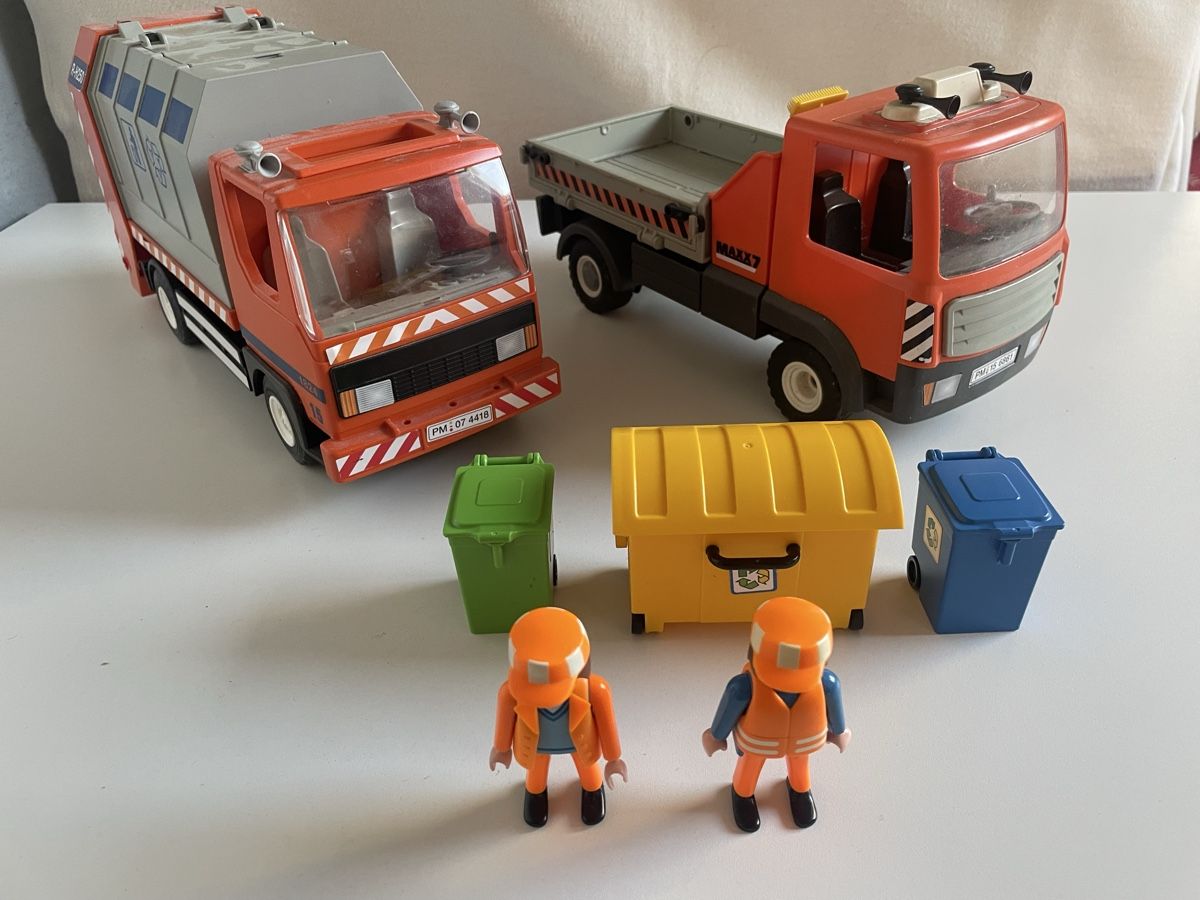 Playmobil Giocattoli: Playmobil Müllwagen & LKW Set – Usato da Zürich venduto da MarPar