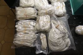 Konvolut Nylon Schlingen in verschiedenen Längen