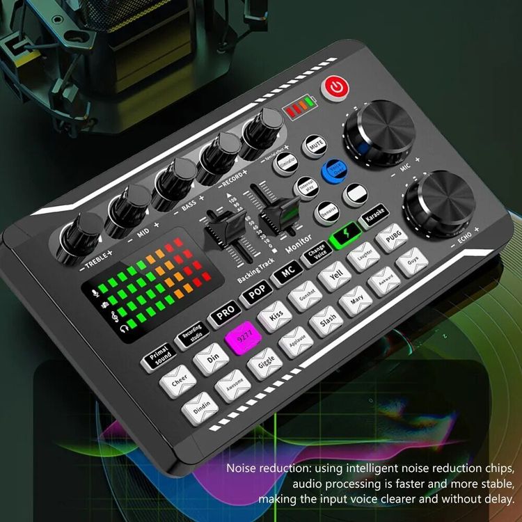 Console di mixaggio: Bluetooth-Audiomixer, Studioaufnahme für Telefon PC, live – Nuovo e nell'imballaggio originale da Genève venduto da Top-Trend 6