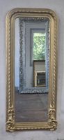 Antiker Louis-Philippe-Spiegel mit originalem Glas um 1870