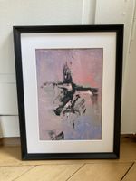 Abstract Framed Painting 32x42cm