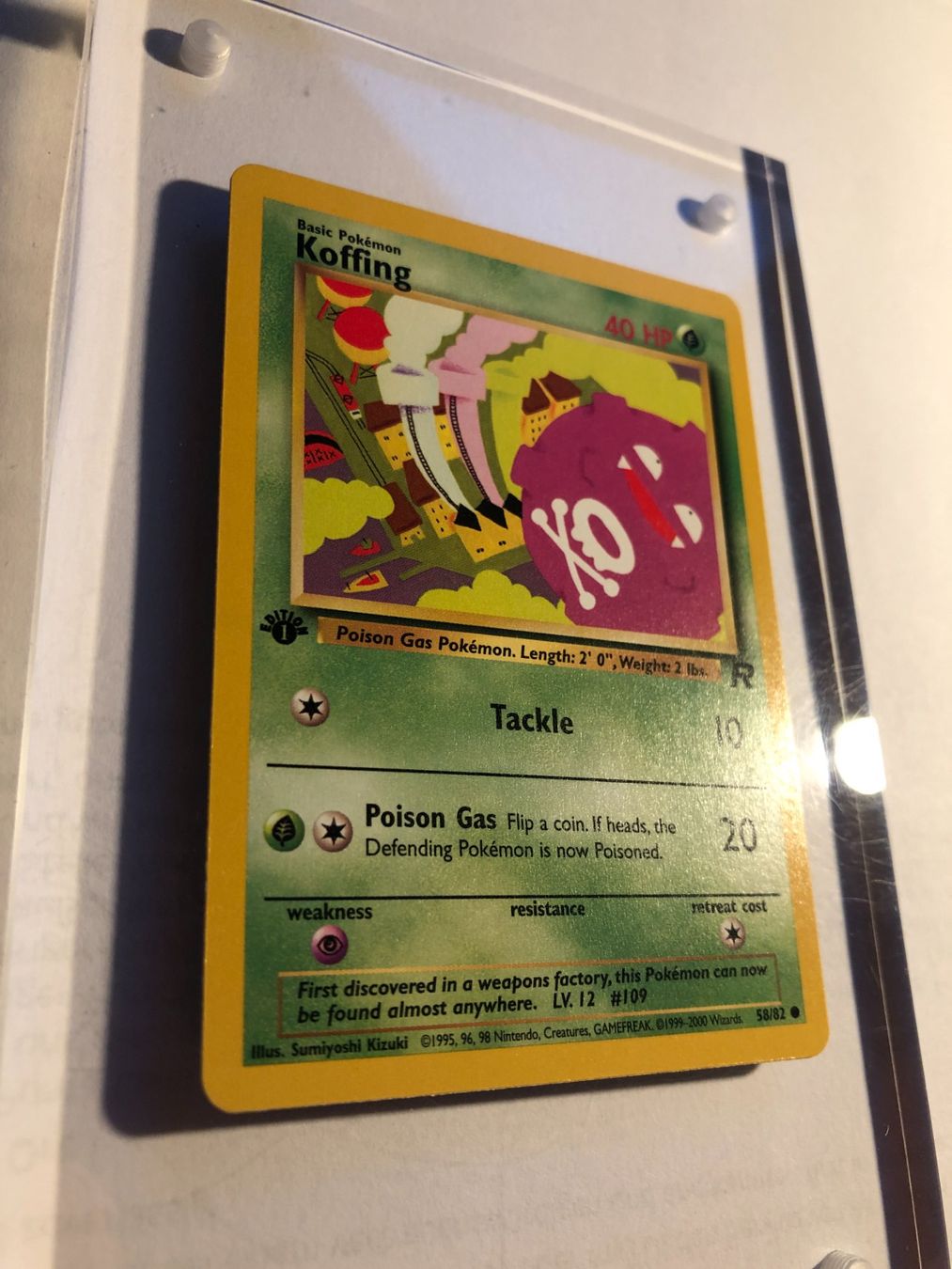 Carte collezionabili: Koffing 1st Team Rocket - MINT - ab 1.- – Usato da Giubiasco venduto da dan_pr8b 1