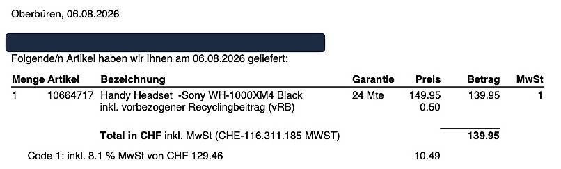 Casques audio: Sony WH-1000XM4 Kopfhörer – D'occasion à Greifensee par Titlis0 3