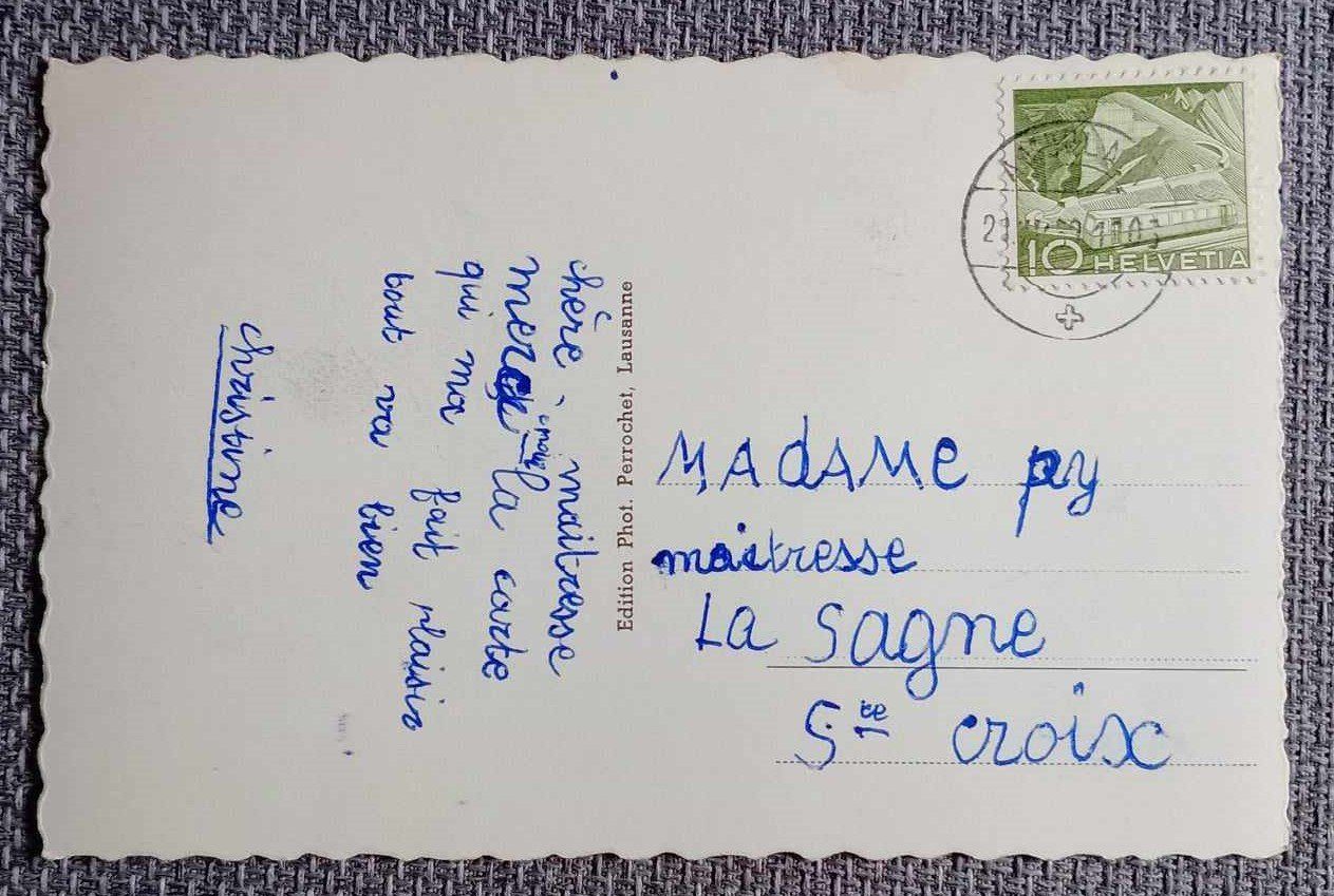 Ansichtskarten: Postkarte / carte postale - Yvonand – Gebraucht aus Le Locle von PereiraHugo 1