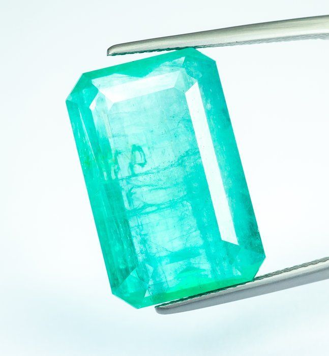 Pietre preziose: Natural Important Emerald Smaragd Gemstone 26.83ct Certified – Usato da Winterthur venduto da Tafr 5