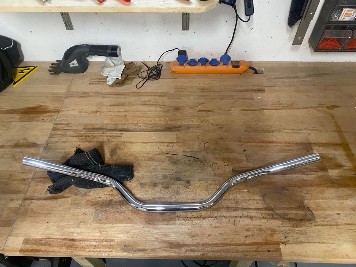 Alle Motorradersatzteile: Lenker Motorrad BATES 3 Chrom – Gebraucht aus Orpund von interstar1992