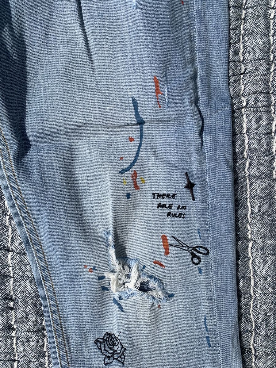 Zara Jeans: Coole Jeans mit Stickerei Gr. 40 – Usato da Rümlang venduto da zflyfa0001 2