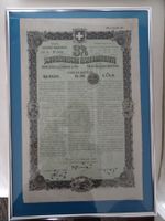 Historisches Wertpapier - Schweizerische Eisenbahnrente 1890