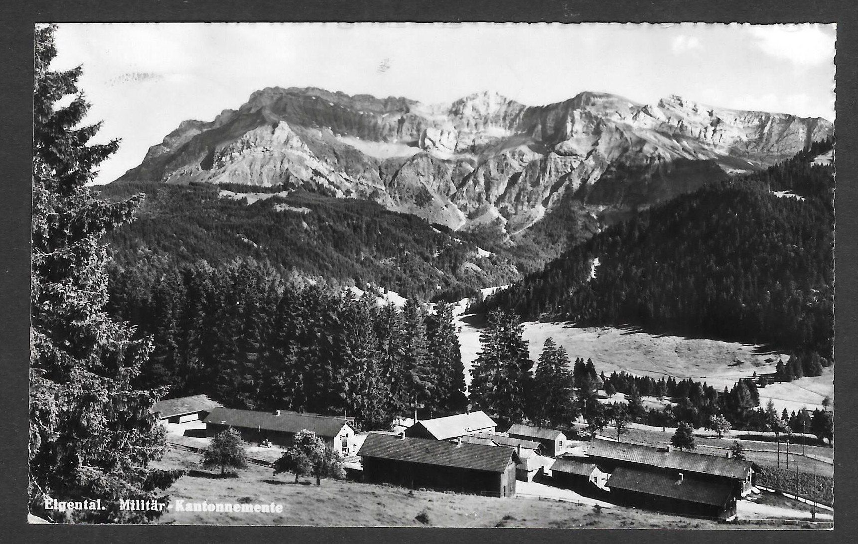 Cartoline postali: Eigenthal Militär - Kantonnement – Usato da Olten venduto da clotaldi