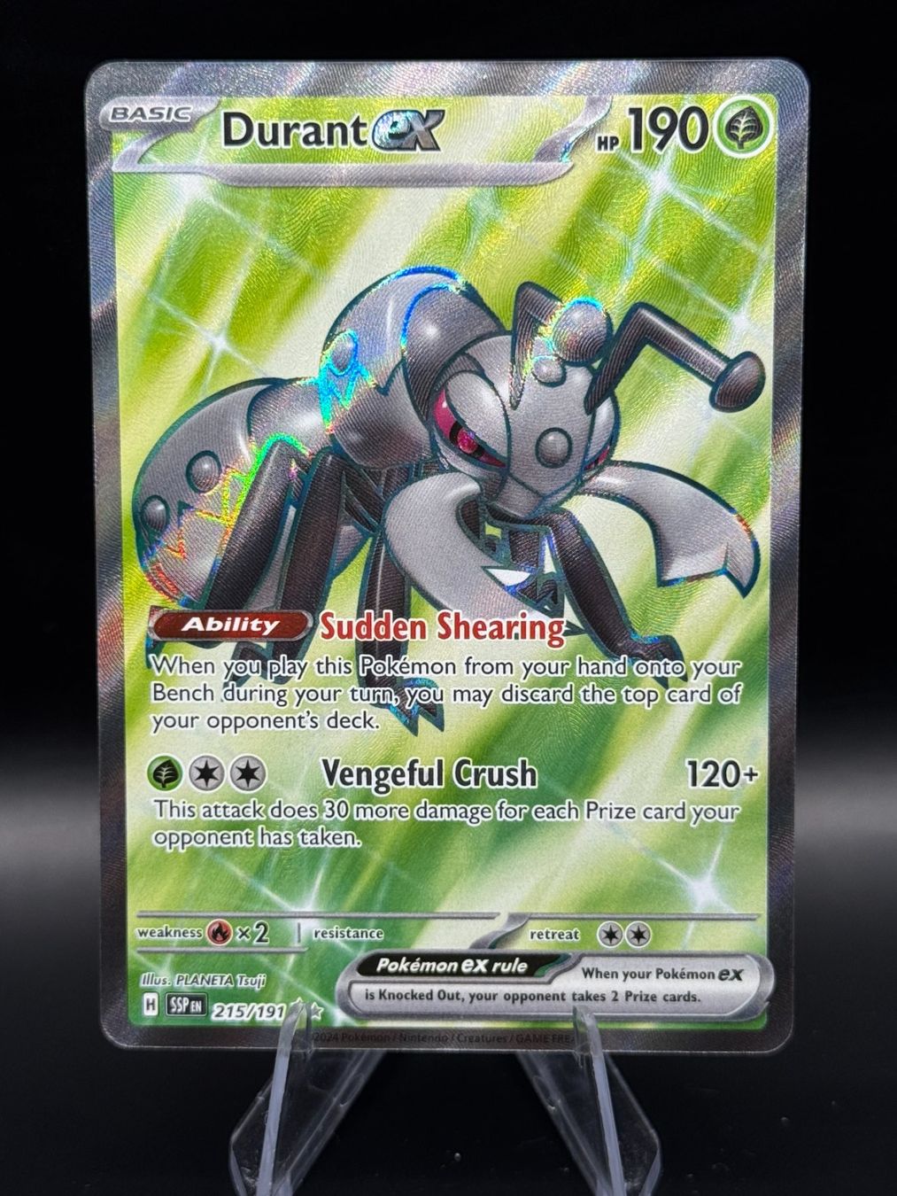 Pokémon Carte collezionabili: Pokemon Durant EX SSP 215/191 – Usato da Mönchaltorf venduto da TMourao