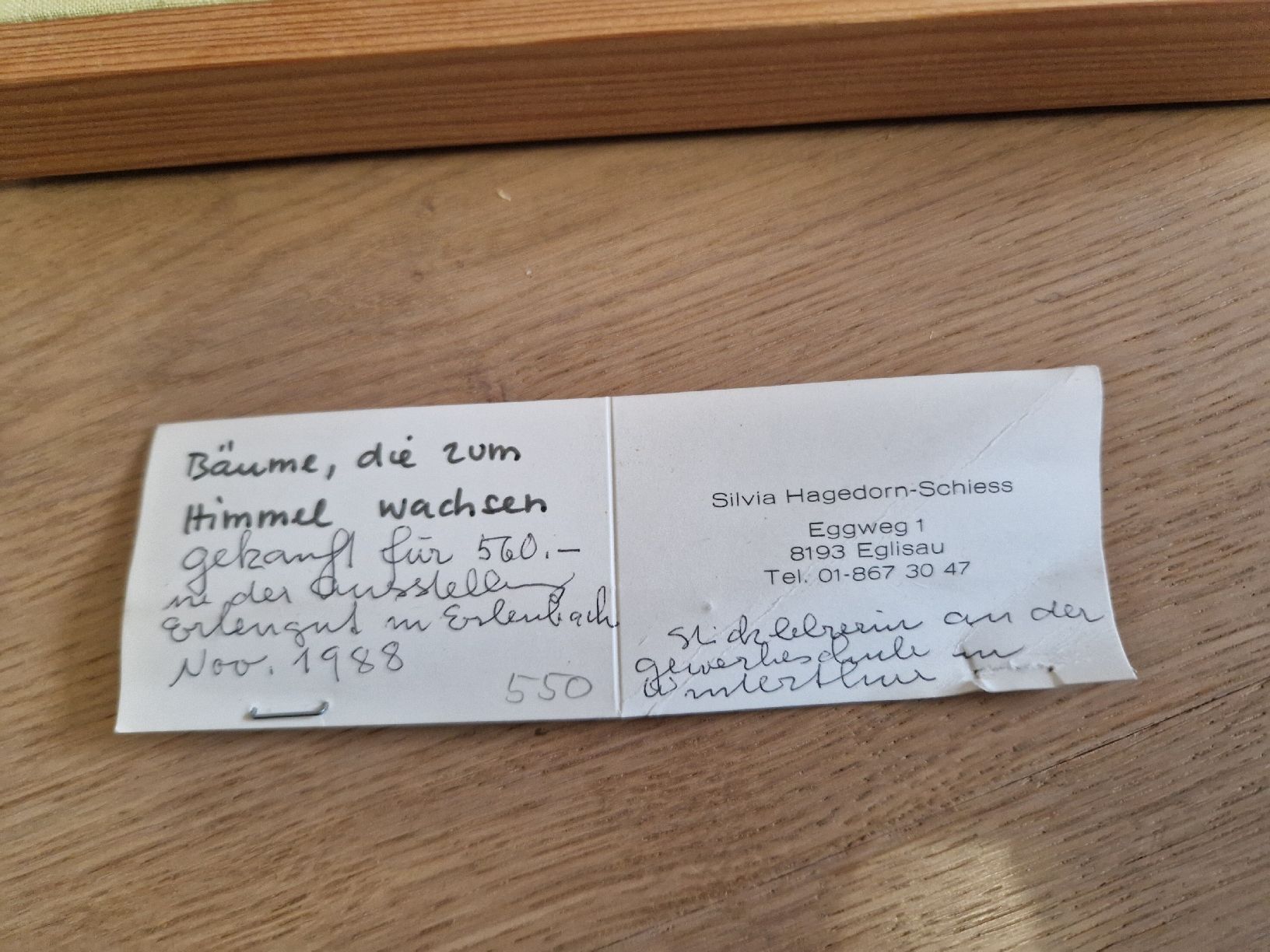 Foto & Immagini: Silvia Hagedorn-Schiess, gesticktes Bild – Usato da Basel venduto da Luckyvrena 3