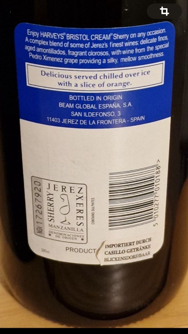 Spirituosen: 4 Harveys Bistrol Cream Sherry – Neu (gemäss Beschreibung) aus Wienacht-Tobel von martin156800 6