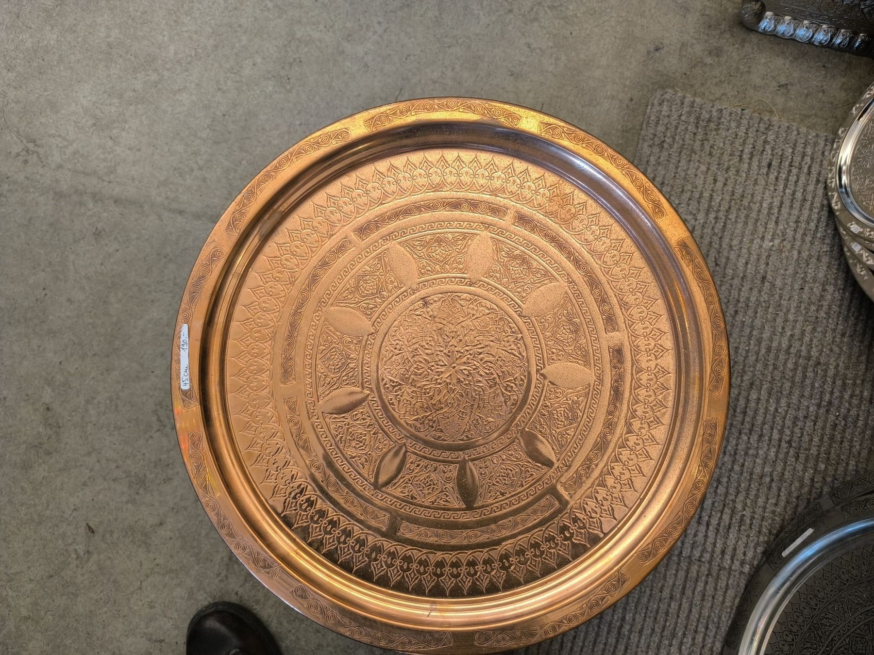 Piatti di portata: Vintage Kupfertablett, orientalisch. 45cm – Nuovo (secondo la descrizione) da Zürich venduto da sb_t28m 3