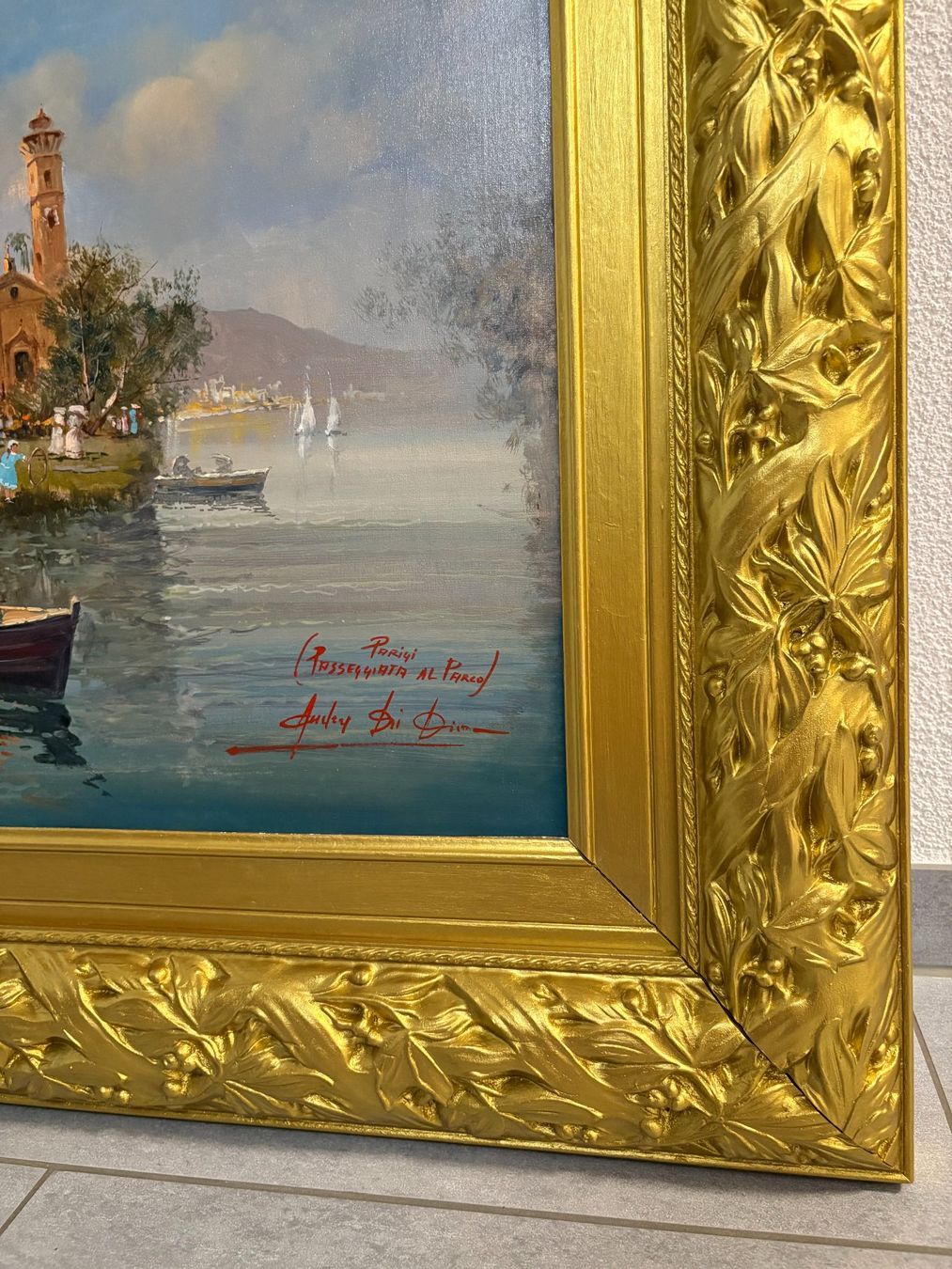 Dipinti: 98x78/ Audrey di Dima/ handgemaltes Öl Gemälde Paris – Usato da Ottenbach venduto da TimelessEmotions. 8