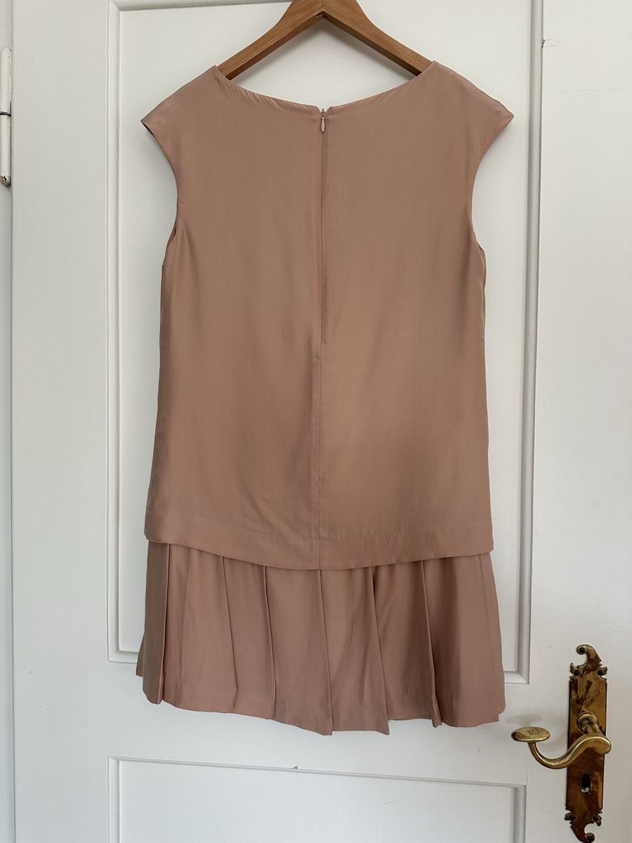 Ermanno Scervino Vestiti: Ermanno Scervino Kleid Beige Seide Grösse 40 – Usato da Zollikon venduto da _M65_ 1