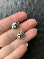 Indianische Ohrstecker aus Silber mit Opalen