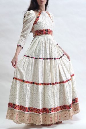 Ulla Johnson Open back Embroidered Gown