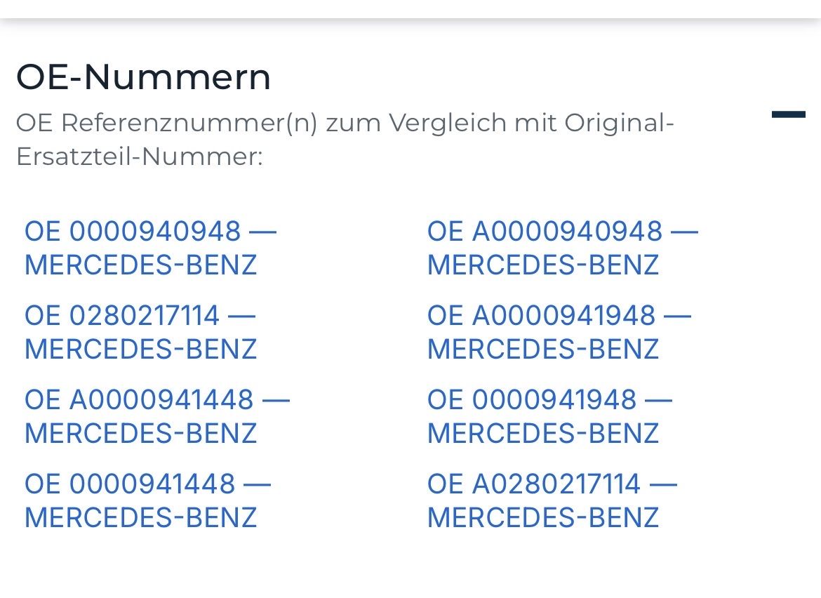 Mercedes-Benz Tutti pezzi di ricambio auto: Luftmassenmesser Mercedes NEU – Nuovo (secondo la descrizione) da Colombier NE venduto da andpsykz3 4