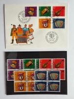 FDC Pro Patria Satzbrief + Passende 4er Blöcke 1985 ET