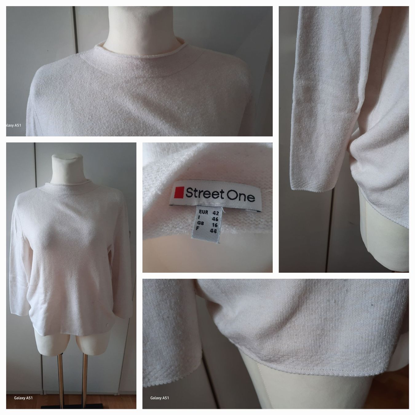 Pullover & Sweatshirts: ***STREET ONE*** Pullover beige Gr 42 – Gebraucht aus Wädenswil von H2H_Secondhandshop