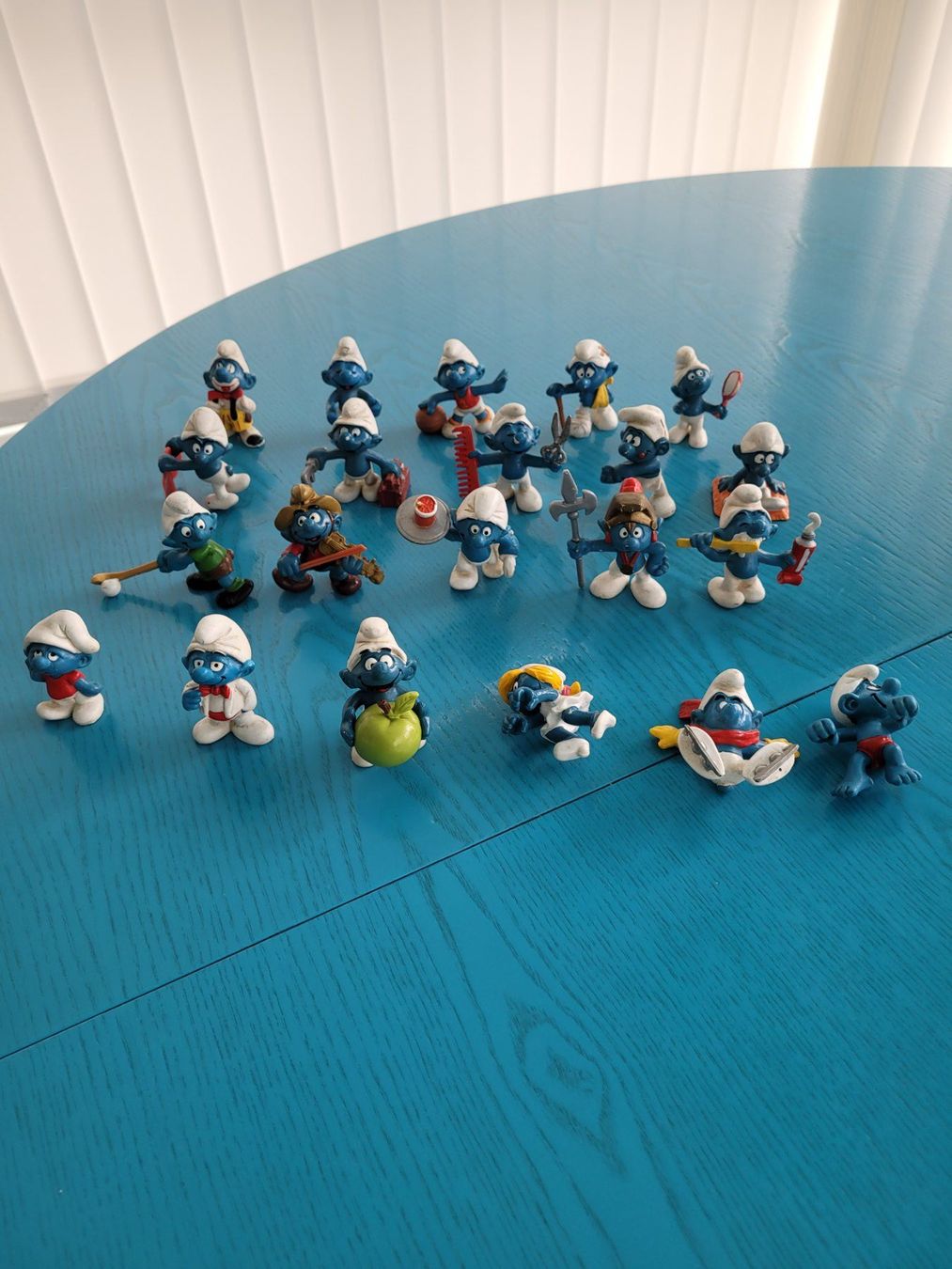 Schleich Giocattoli: Schlumpfsammlung 21 Stk – Usato da SCHÜBELBACH venduto da CoKaHa