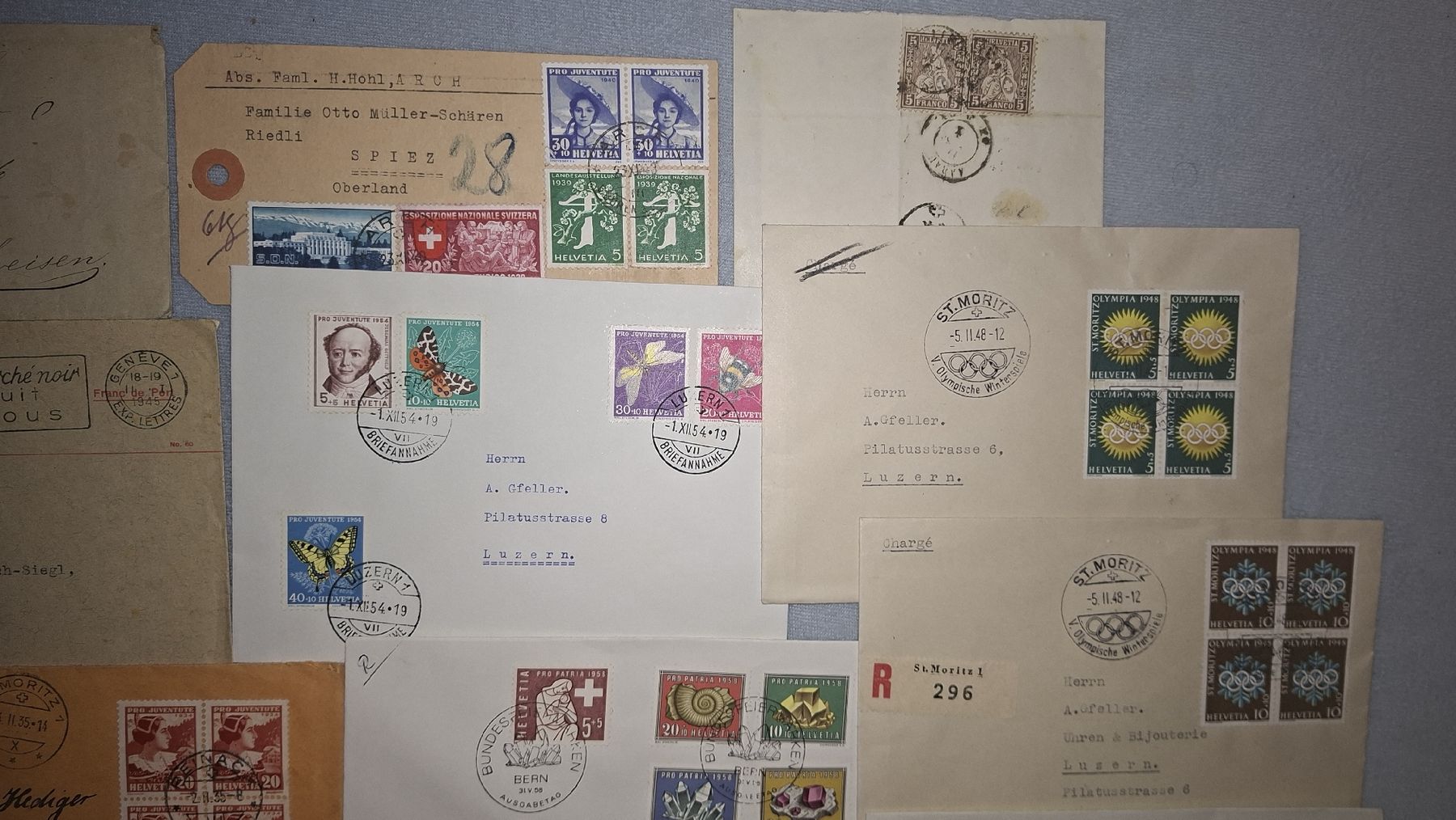Tutti i francobolli: Lot Briefe div. – Usato da Balgach venduto da SIMEON27 4
