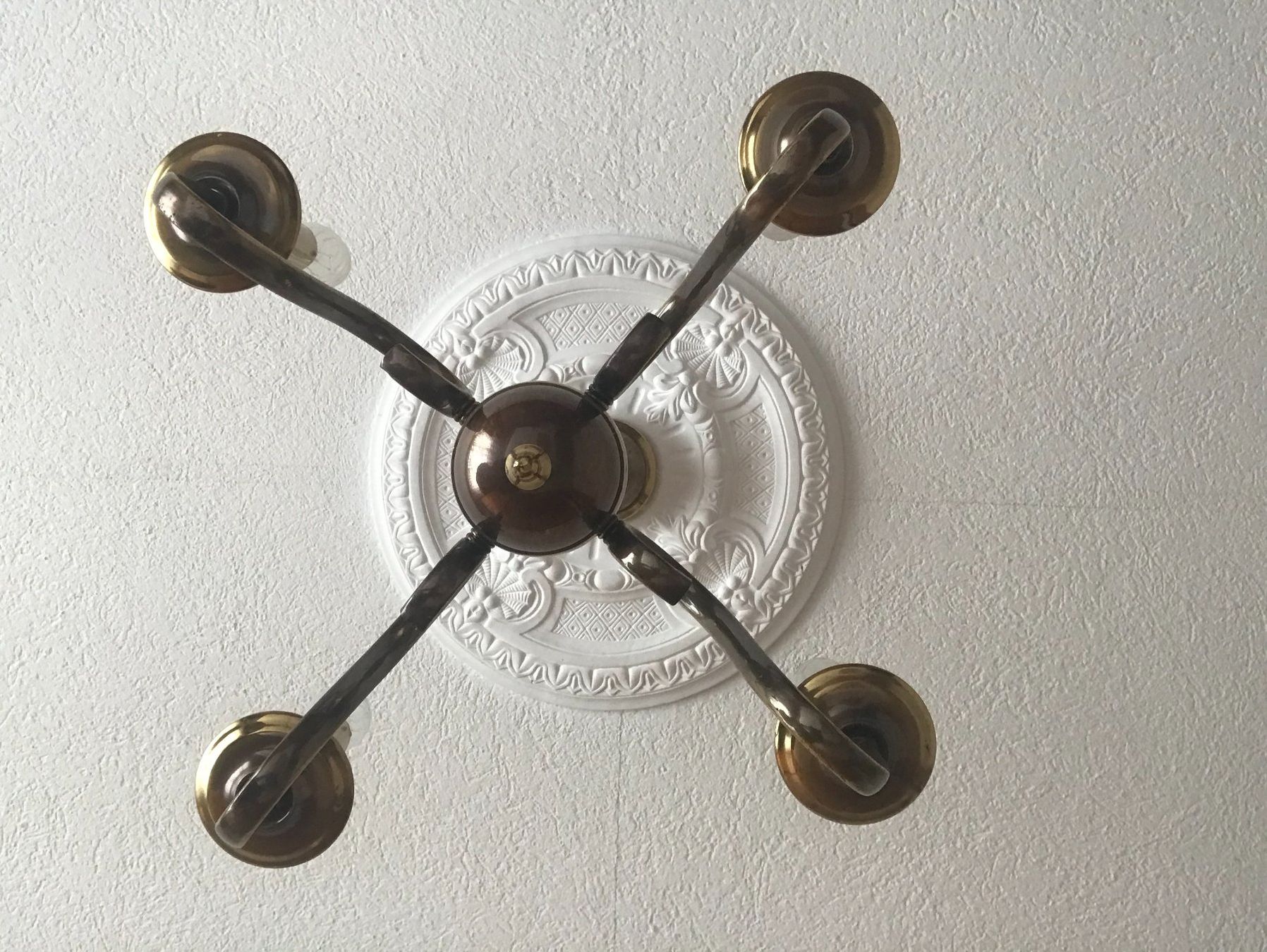 Lampadari & plafoniere: Lüster / Lampe mit 4 Armen - 1960er – Usato da Biberist venduto da longimanus3 3