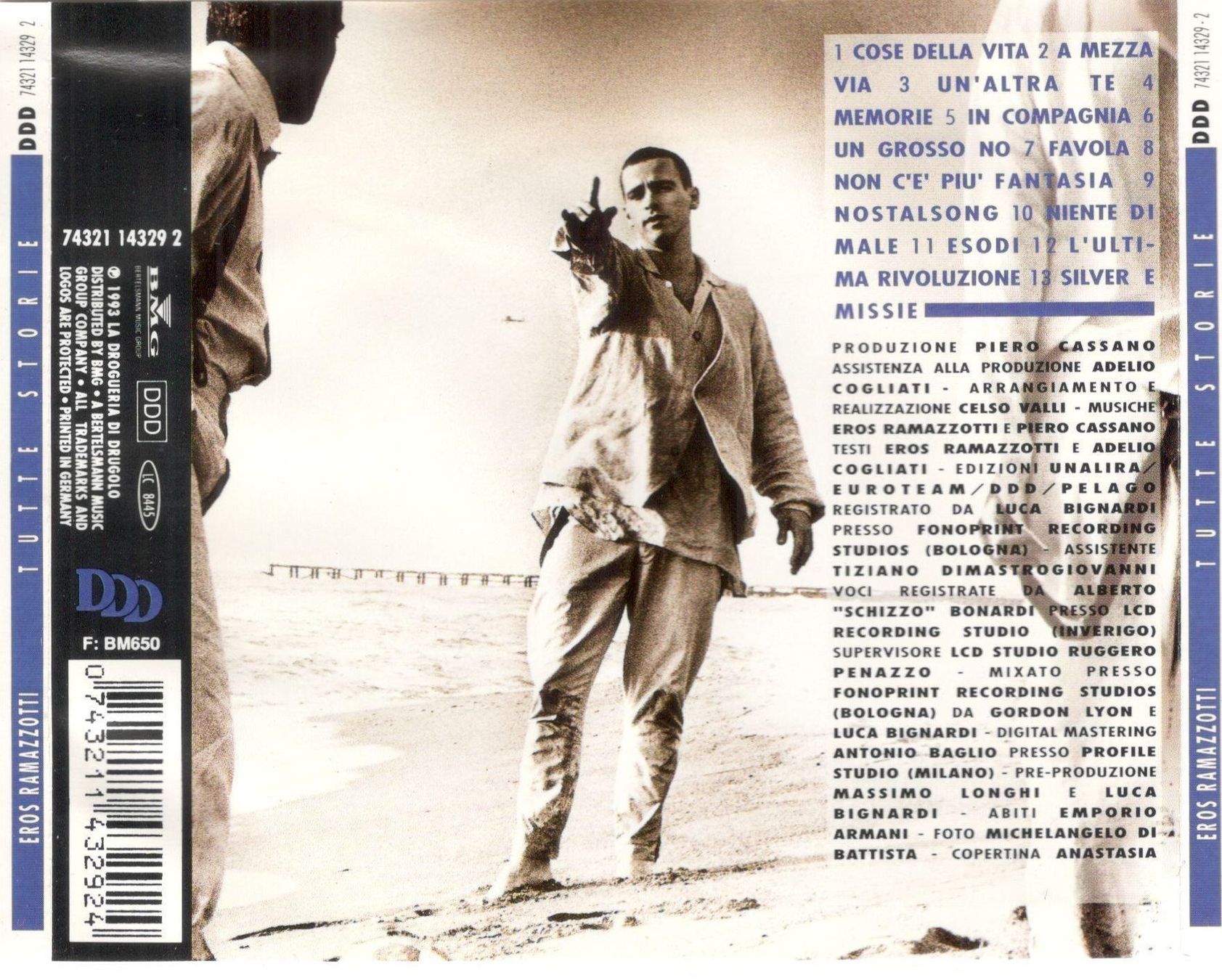 CD: CD Eros Ramazzotti Tutte Storie – Usato da St. Margarethen TG venduto da Smiley-Face 1